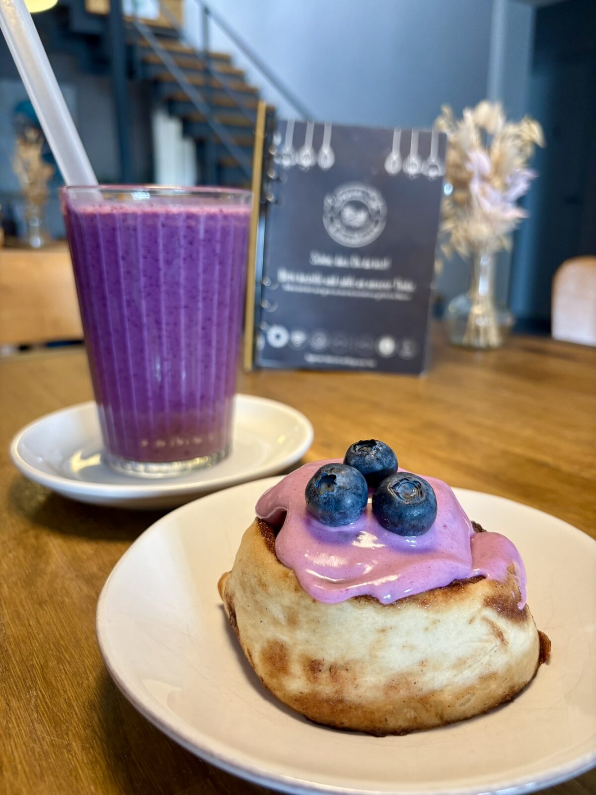 Blaubeer-Roll close-up